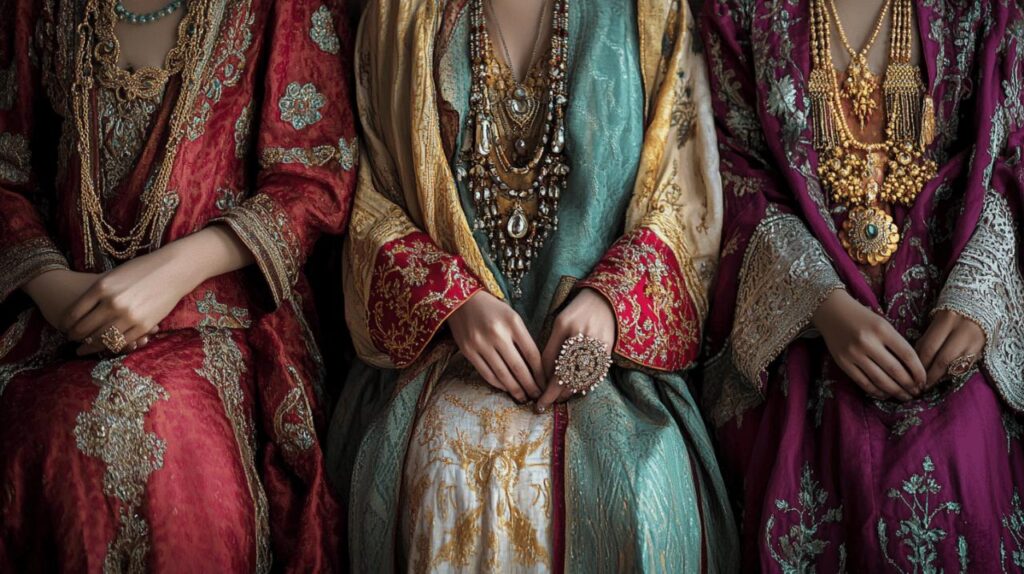 Comment Sublimez Votre Caftan avec des Bijoux Elegants selon sa Teinte