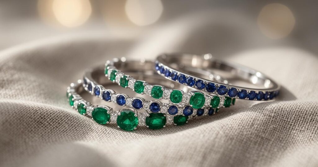 Explorez l&rsquo;élégance des bracelets en argent massif et pierres précieuses